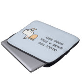 魚を貸してくれないか? ラップトップスリーブ (正面下部)