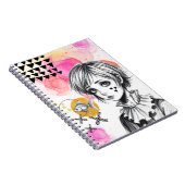 魚を身にまとった少女 | ノートブックのジャーナル ノートブック (右側)