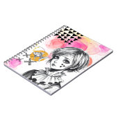 魚を身にまとった少女 | ノートブックのジャーナル ノートブック (左側)