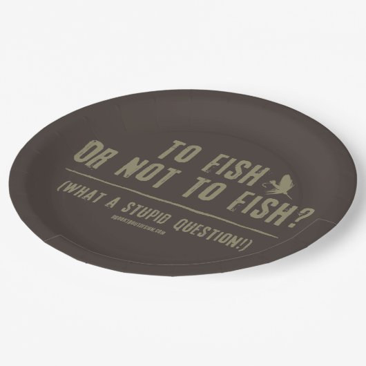 魚を釣るかどうか何という馬鹿な質問だ ペーパープレート (アングル)