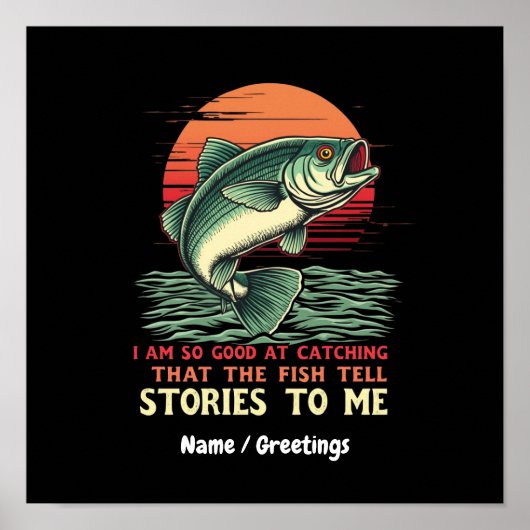 魚を釣るのがとにかく得意 ポスター (正面)