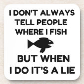 魚を釣る場所 コースター (正面)