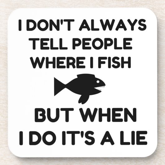 魚を釣る場所 コースター (正面)