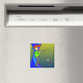 魚を釣る少年 マグネット (インサイチュ (食洗機))