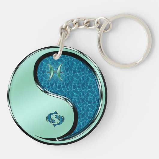 魚を釣る キーホルダー (裏面)