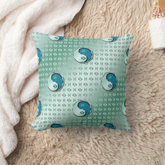 魚を釣る クッション (ブランケット)