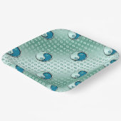 魚を釣る ペーパープレート (傾斜あり)