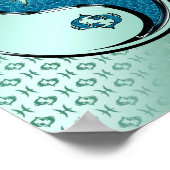 魚を釣る ポスター (角)