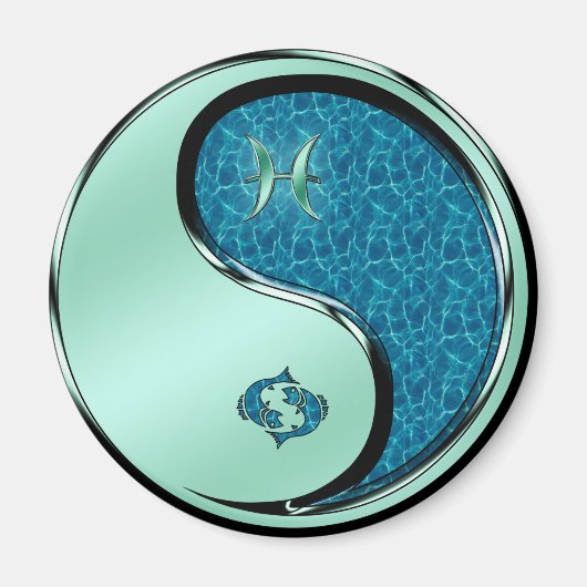 魚を釣る マグネット (正面)