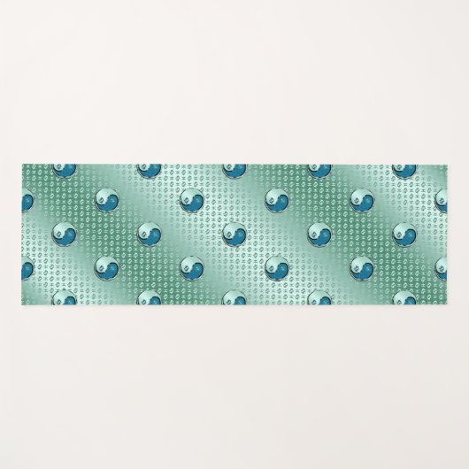 魚を釣る ヨガマット (正面(横))