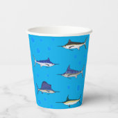 魚を釣る 紙コップ (裏面)