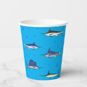 魚を釣る 紙コップ (正面)