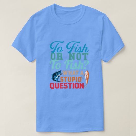 魚を釣る Tシャツ (デザイン正面)