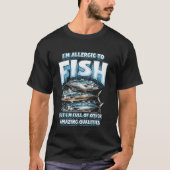 魚アレルギー Tシャツ (正面)