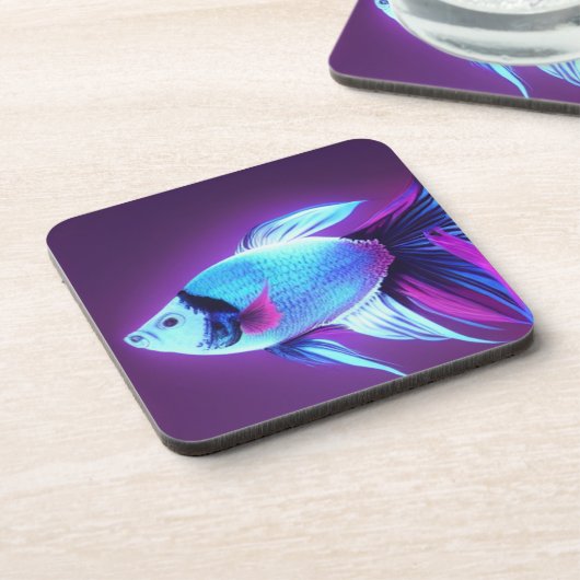 魚アート コースター (左側)