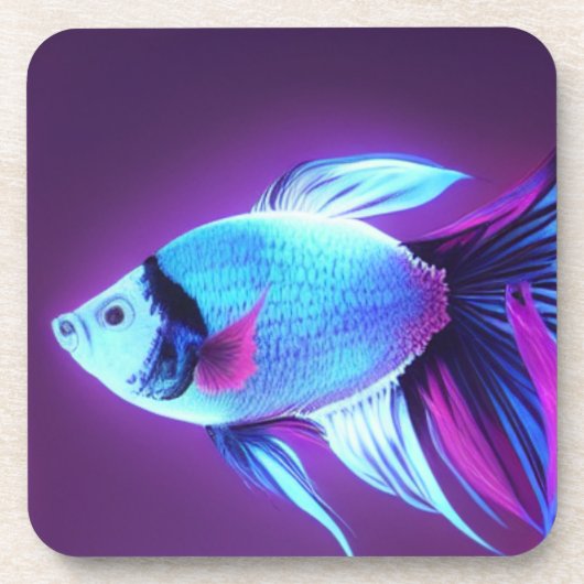 魚アート コースター (正面)