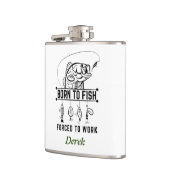 魚カスタムに釣り人生まれの贈り物 フラスク (左)