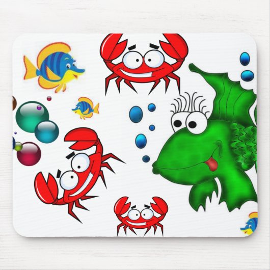 魚カニのマウスパッド！ マウスパッド (正面)