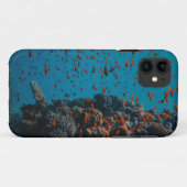 魚カラフルとサンゴ Case-Mate iPhoneケース (裏面(横))