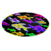 魚カラフルの絵画技買。今すぐ カッティングボード (角)