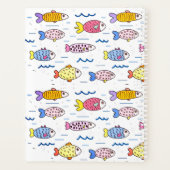 魚カラフルの群れ プランナー手帳 (裏面)