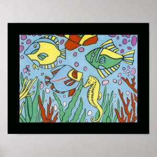 魚カラフルは飾る ポスター