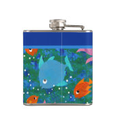 魚カラフルインザシーカスタムスキットル フラスク (裏面)