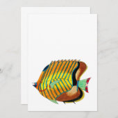 魚カラフルサンキューカード サンキューカード (正面/裏面)