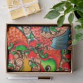 魚カラフルデザインティッシュペーパー 薄葉紙 (ギフト)