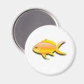 魚カラフルデザイン磁石 マグネット (正面/裏面)