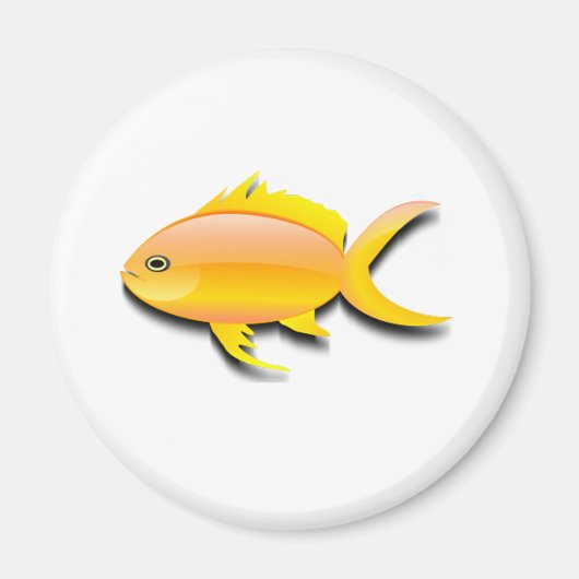魚カラフルデザイン磁石 マグネット (正面)