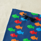 魚カラフルビーチタオル ビーチタオル (インサイチュ)