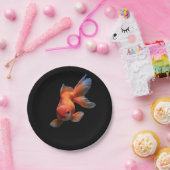 魚カラフルプリントアート紙プレート ペーパープレート (パーティー)