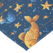 魚カラフル型 テーブルクロス (アングル)