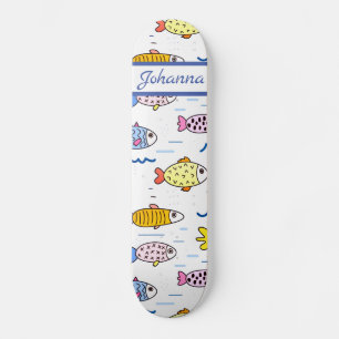 魚カラフル学校 スケートボード