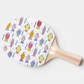 魚カラフル学校 卓球ラケット (横)