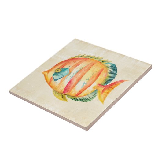 魚カラフル水槽 タイル (側面)