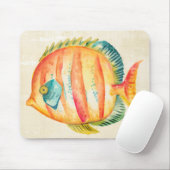 魚カラフル水槽 マウスパッド (マウス)