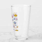 魚カラフル群 タンブラーグラス (左)