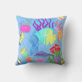 魚カラフル類 クッション (裏面)