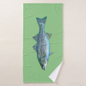 魚カラフル類 バスタオル (バスタオル)