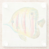 魚カラフル ガラスコースター (裏面)