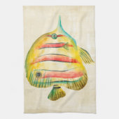 魚カラフル キッチンタオル (縦)