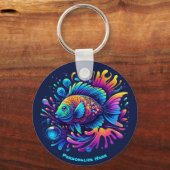 魚カラフル キーホルダー (裏面)