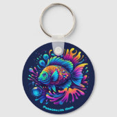 魚カラフル キーホルダー (裏面)