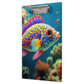 魚カラフル クリップボード (左)