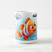 魚カラフル コーヒーマグカップ (中央)