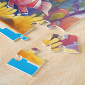 魚カラフル ジグソーパズル (側面)