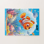 魚カラフル ジグソーパズル (横)