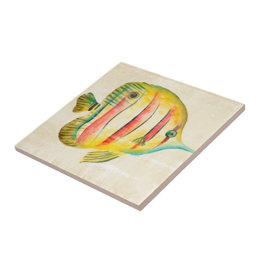 魚カラフル タイル (側面)